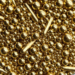 Sprinkles Mix Grageas De Lujo Oro Puro x 50 Gr