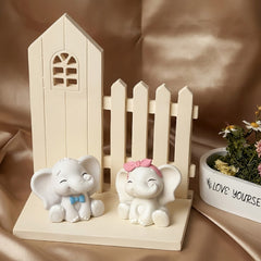 Molde Silicona Suave Elefante 3D Baby Shower