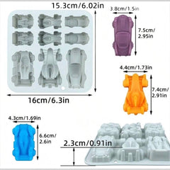 Molde Silicona Carros de Carrera