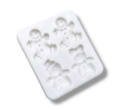 Molde Silicona Mini Muñecos Jengibre x 4