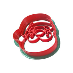 Cortador + Sello Papá Noel (5.5 cm)