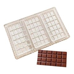Molde Policarbonato Tableta Chocolate x 3