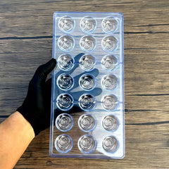 Molde Policarbonato Bombón Rosas