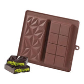 Molde Silicona Barra Chocolate Dubái Doble