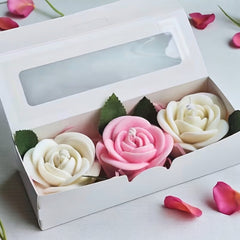 Molde Silicona Suave Rosa De Lujo 3D