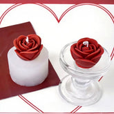 Molde Silicona Suave Rosa De Lujo 3D