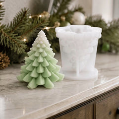 Molde Silicona Suave Árbol de Navidad 3D Mediano
