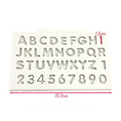 Molde Silicona Alfabeto Mini XS