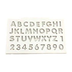 Molde Silicona Alfabeto Mini XS