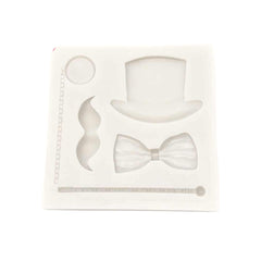 Molde Silicona  Caballero Elegante