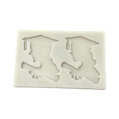 Molde Silicona Siluetas Graduación