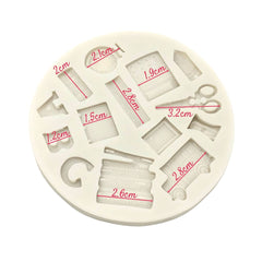 Molde Silicona Útiles Escolares