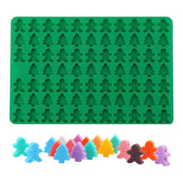 Molde Silicona Mini Apliques Navideños x 76
