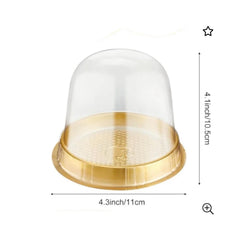 Empaque Domo Dorado Grande x 10