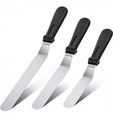 Espátulas Curvas de Acero 15-20-25 cm