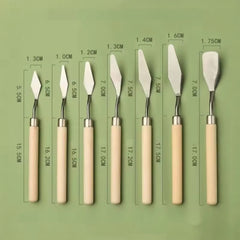 Juego Espátulas Artísticas Pequeñas x 7