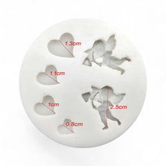 Molde Silicona Cupido