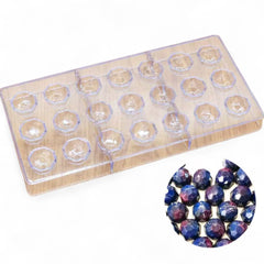 Molde Policarbonato Bombón Diamante x 21 cavidades