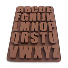 Molde Silicona Alfabeto Choco Mensaje Clásico