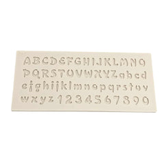 Molde Silicona Alfabeto Cómic Mini