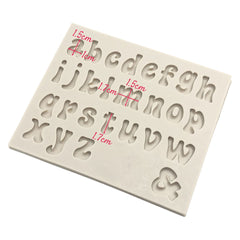 Molde Silicona Alfabeto Timoteo Minúscula