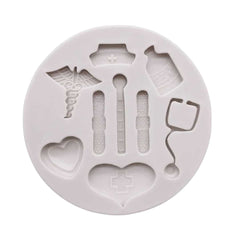 Molde Silicona Apliques Médico Surtido