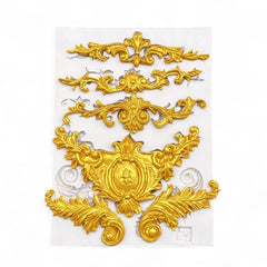 Molde Silicona Arabescos x 6