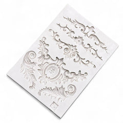 Molde Silicona Arabescos x 6