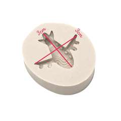 Molde Silicona Avión Mini