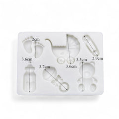 Molde Silicona Baby Shower