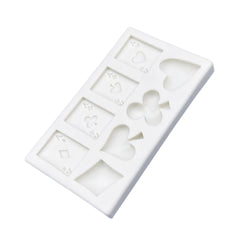 Molde Silicona Cartas de Póker