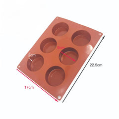 Molde Silicona Choco Oreo x 6 Cavidades