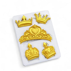 Molde Silicona Coronas Realeza