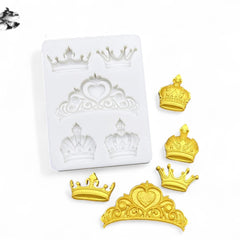 Molde Silicona Coronas Realeza