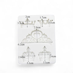 Molde Silicona Coronas Realeza