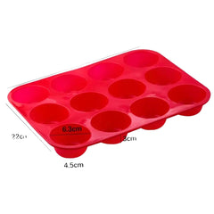 Molde Silicona Cupcake Clásico x 12