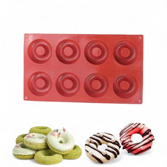 Molde Silicona Donas Medianas x 8
