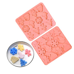 Molde Silicona Chocolatina Dulce Navidad x 12