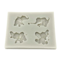 Molde Silicona Elefantes Baby