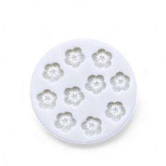 Molde Silicona Flores Mini x 10