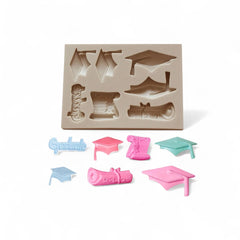 Molde Silicona  Graduación x 7