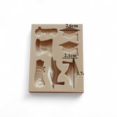 Molde Silicona  Graduación x 7