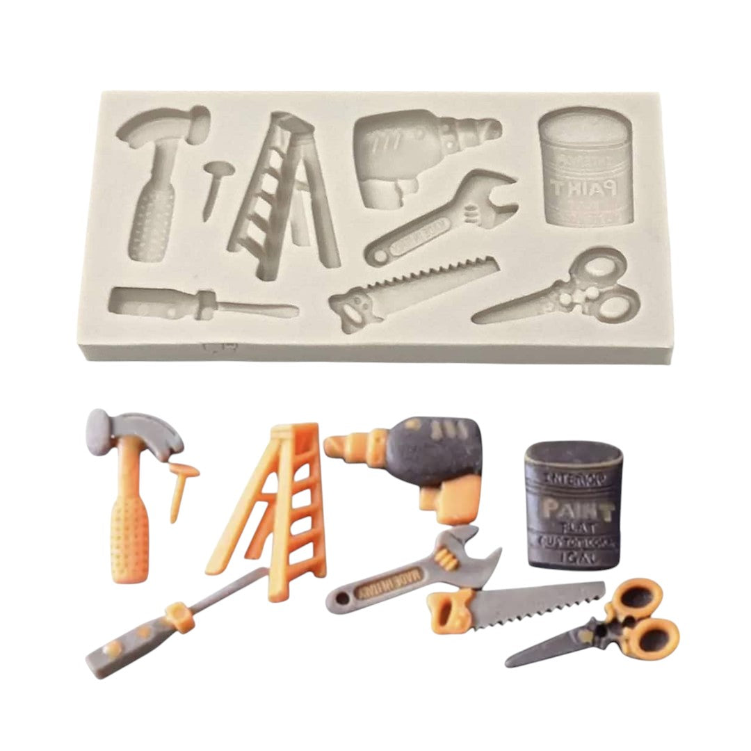 Molde Silicona Herramientas Surtidas