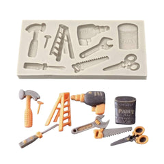 Molde Silicona Herramientas Surtidas