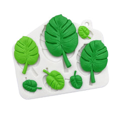 Molde Silicona Hojas Mini Balazo Surtidas x 7