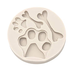 Molde Silicona Huellas Cachorro Mini