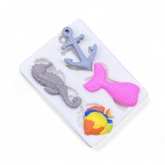 Molde Silicona Marino x 4