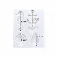 Molde Silicona Marino x 4