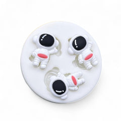 Molde Silicona Mini Astronautas x 3