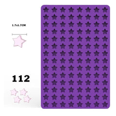 Molde Silicona Estrellas Mini x 112